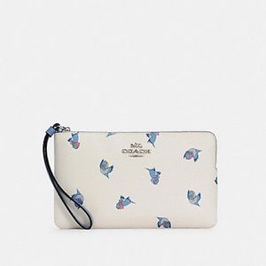 LARGE CORNER ZIPWRISTLET WCINDERELLAFLYINGBIRDS